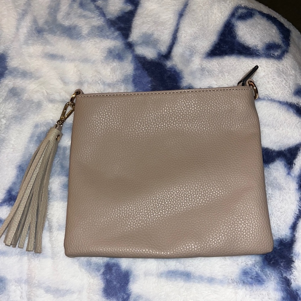 Tan handbag